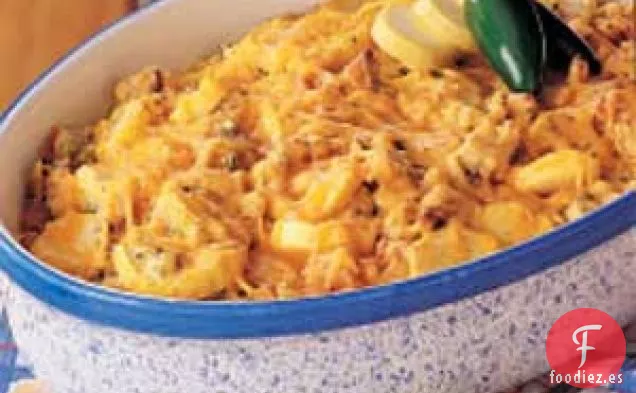 Cazuela de relleno de calabaza