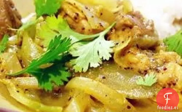 Pollo al curry picante