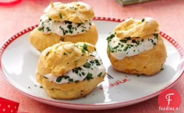 Bocadillos de crema de jamón y queso