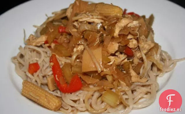 Receta de Crockpot Chow Mein