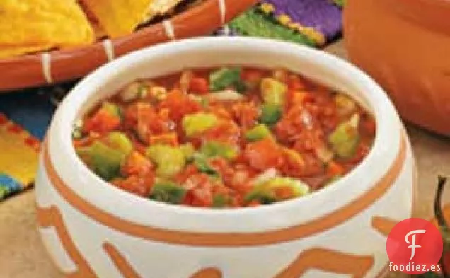 Salsa crujiente de jardín