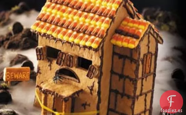 Mansión de galletas embrujada