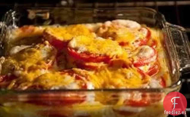 Cazuela de tomate de verano