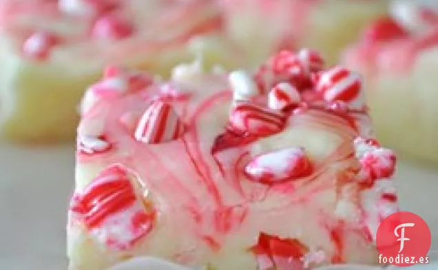 Fudge de bastón de caramelo