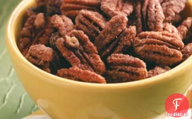 Nueces pecanas con cinco especias
