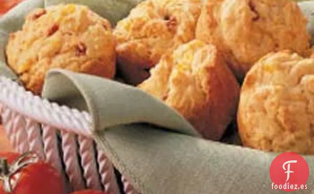Muffins de maíz con salsa