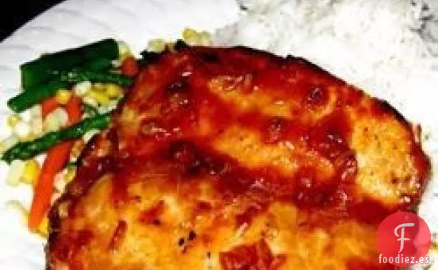 Solomillo de cerdo glaseado con naranja y condimento italiano