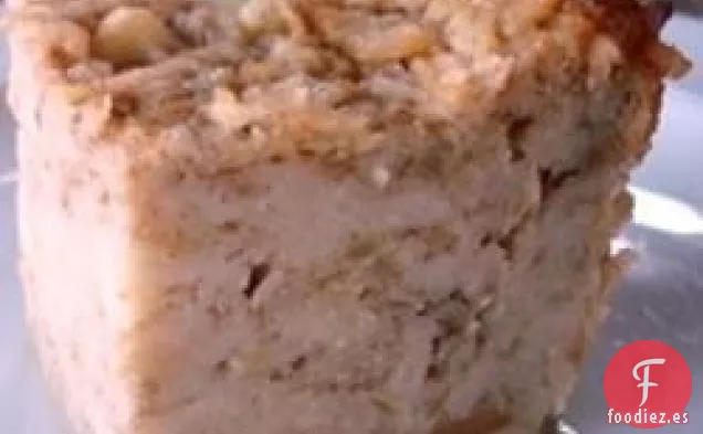Kugel de matzá de manzana