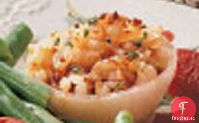 Cebollas rellenas de papa