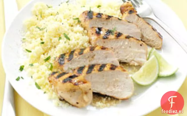 Pollo dulce con miel y lima