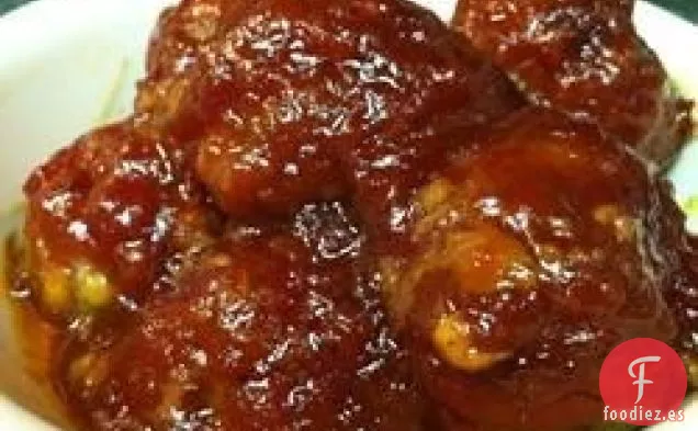 Albóndigas de barbacoa al horno
