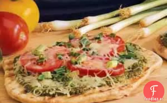 Pizzas individuales a la parrilla