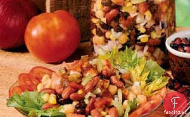 Ensalada de frijoles del suroeste