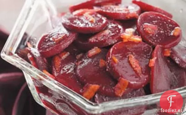 Remolachas glaseadas con naranja