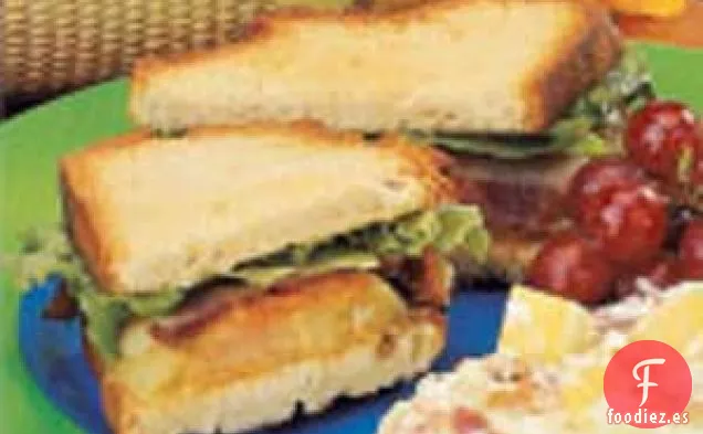 Sándwiches de tomate verde frito