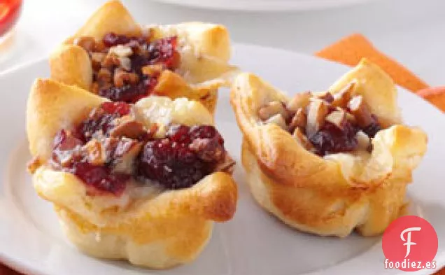 Tartaletas de arándanos y brie