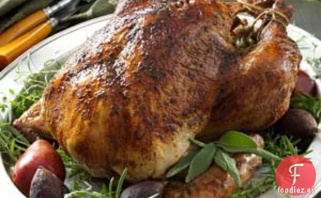 Pavo en salmuera con hierbas