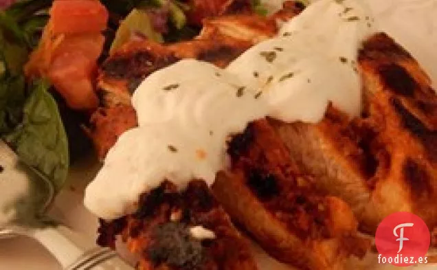 Pollo con harissa