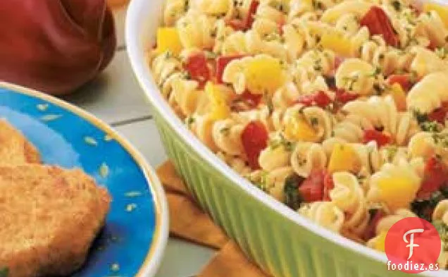 Pasta y pimientos