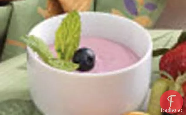 Dip de frutas de fresa