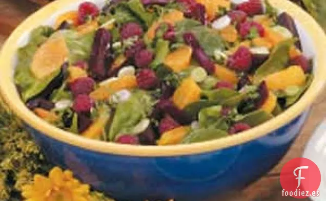 Ensalada de remolacha y espinacas