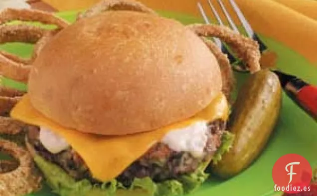 Hamburguesas de arroz con frijoles negros