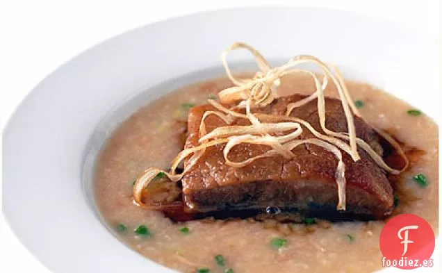 Kakuni De Cerdo Con Congee De Vieira