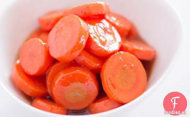 Zanahorias Glaseadas de Naranja Sanguina