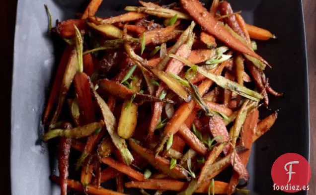 Zanahorias Glaseadas con Miso Rojo