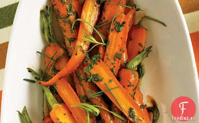 Zanahorias Glaseadas con Hierbas