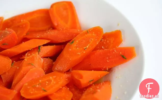 Zanahorias Con Miel Y Jengibre Con Sal Cítrica