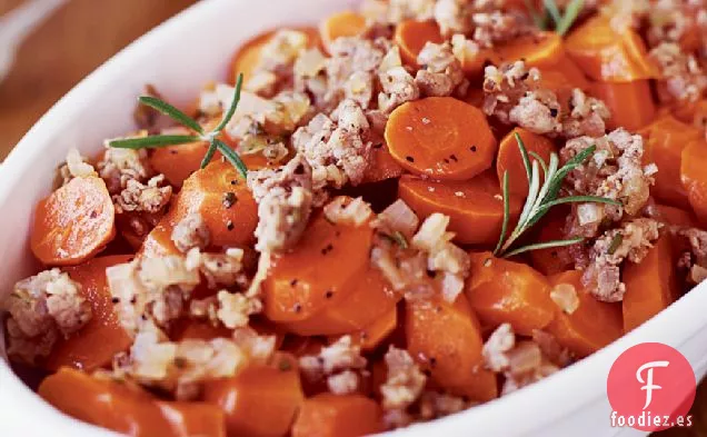 Zanahorias con Salchicha y Romero