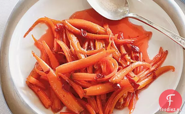 Zanahorias Glaseadas con Jalea de Pimienta