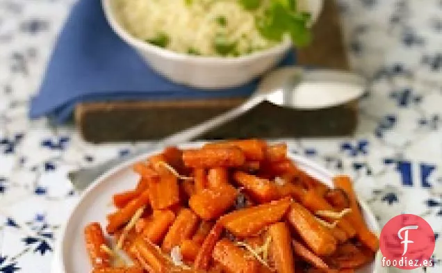 Zanahorias Asadas Con Aderezo De Limón