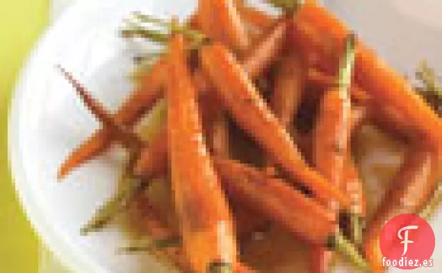 Zanahorias Pequeñas Tostadas De Naranja Con Miel