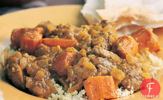 Cordero al Curry y Zanahorias