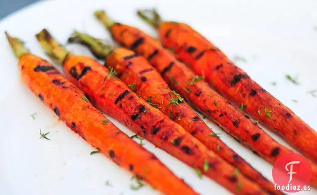 Asar a la Parrilla: Zanahorias Glaseadas