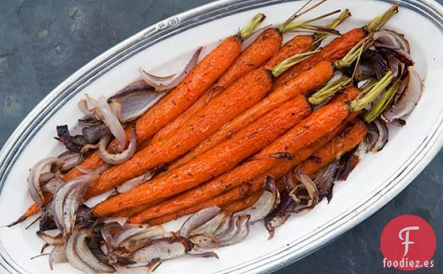 Zanahorias Pequeñas Asadas