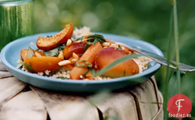 Zanahorias Glaseadas Y Albaricoques Con Piñones Y Menta