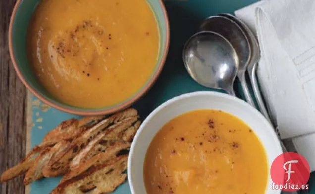 Sopa de Zanahoria y Chirivía Asada