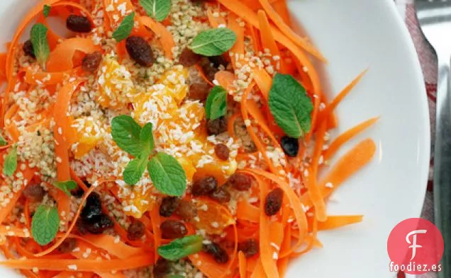 Linguini De Zanahorias, Naranja Y Pasas