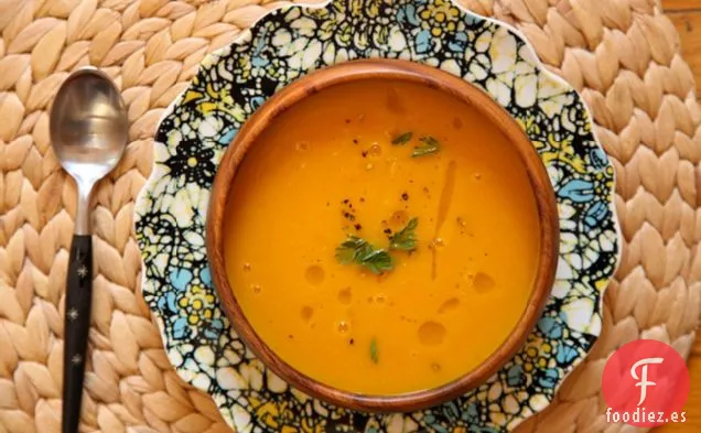 Sopa de Zanahoria, Manzana y Jengibre