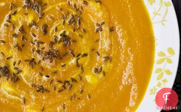 Sopa de Zanahoria y Naranja con Miel