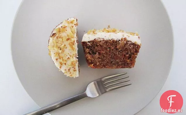 Pasteles De Zanahoria, Naranja, Aceite De Oliva Con Queso Crema De Arce