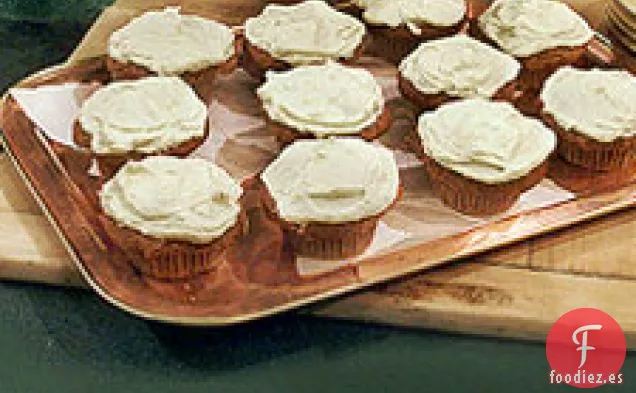Cupcakes de Zanahoria y Jengibre
