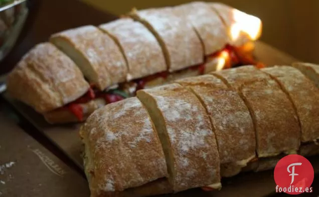 Sándwiches Marroquíes De Zanahoria Y Hummus Con Tapenade De Oliva Verde