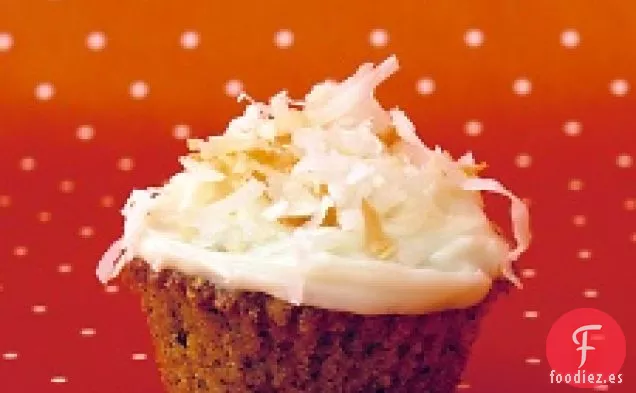 Cupcakes De Zanahoria Con Glaseado De Queso Crema