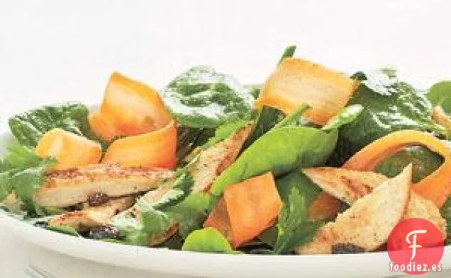 Receta De Ensalada De Pollo Marroquí Con Zanahorias