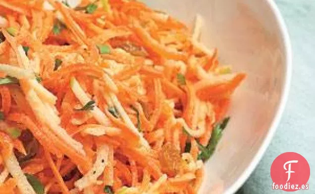 Ensalada De Zanahoria Y Manzana Con Pasas Receta