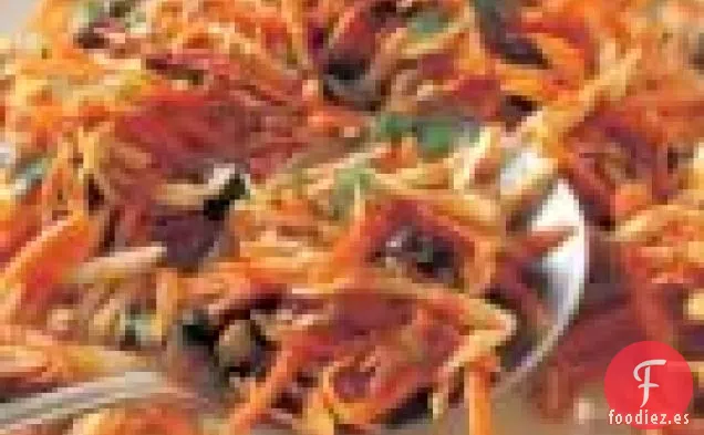 Ensalada De Zanahoria Y Chirivía Con especias Del Norte de África